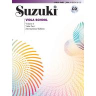 Suzuki Viola School, Vol.3【Viola Book & CD】