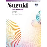 Suzuki Viola School, Vol.5【Viola Book & CD】