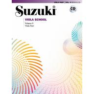 Suzuki Viola School, Vol.9【Viola Book & CD】