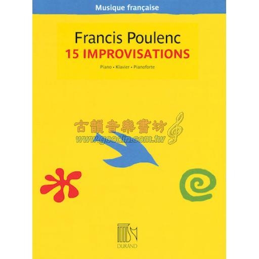Poulenc 15 Improvisations for Piano