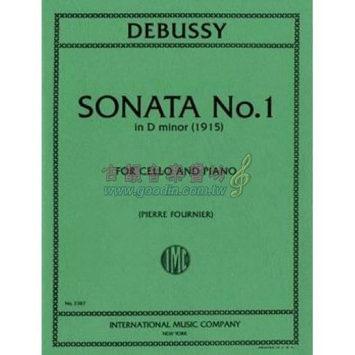 *Debussy Sonata No.1 in D minor (1915) for Cello and piano
