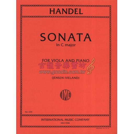 *Handel Sonata in C major for Viola and piano