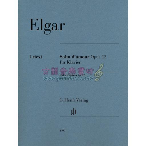 Elgar Salut d’amour op. 12 for Piano