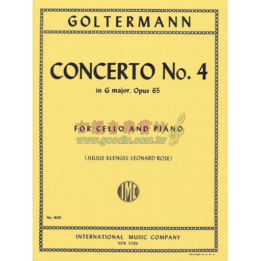 *Goltermann Concerto No.4 in G major Op.65 for Cello and Piano