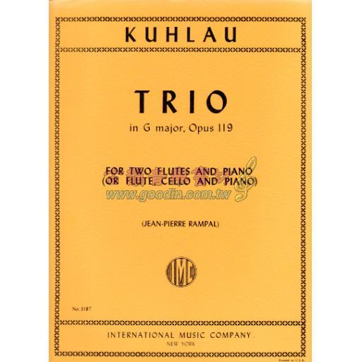 Kuhlau Trio in G Major Op. 119 for 2 Flutes and Piano