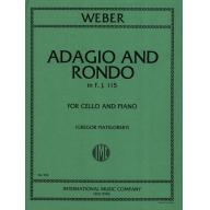 Weber Adagio & Rondo in F,J.115 for Cello and pian...
