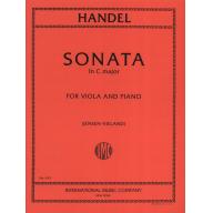 *Handel Sonata in C major for Viola and piano