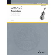 Cassadó Requiebros D major for Cello and piano