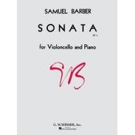 Samuel Barber Sonata, Op.6 Cello and Piano