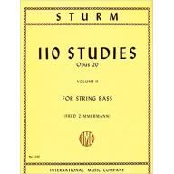 *Sturm 110 Studies Op.20 Vol. II for String Bass