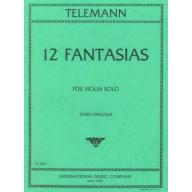 Telemann 12 Fantasias for Violin Solo