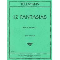 *Telemann 12 Fantasias for Violin Solo