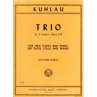 Kuhlau Trio in G Major Op. 119 for 2 Flutes and Piano