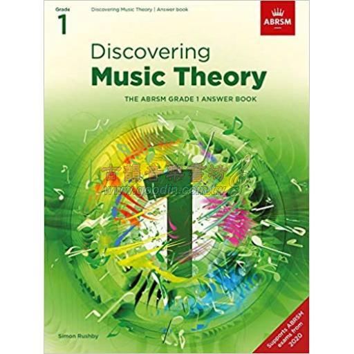 ABRSM Discovering Music Theory, The ABRSM Grade 1 【Answer Book】 <售缺>
