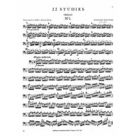 Kreutzer 22 Selected Studies for Cello Solo