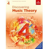 ABRSM Discovering Music Theory, The ABRSM Grade 4 【Answer Book】