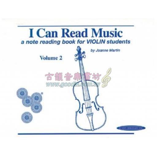 【特價品】I Can Read Music for Violin, Volume 2