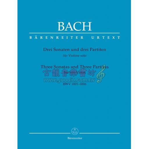 Bach Three Sonatas and Three Partitas BWV 1001-1006 for Solo Violin
