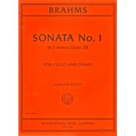 *Brahms Sonata No. 1 in E minor, Op. 38 for Cello and Piano