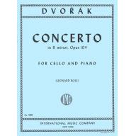 *Dvorak Concerto in B minor, Op. 104 for Cello and Piano