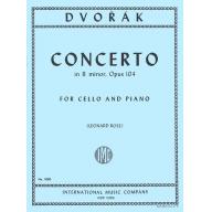 *Dvorak Concerto in B minor, Op. 104 for Cello and Piano