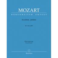 Mozart Exsultate, jubilate K. 165 (158a) for Vocal Score