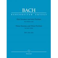 Bach Three Sonatas and Three Partitas BWV 1001-1006 for Solo Violin