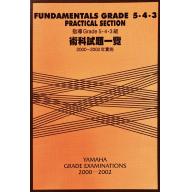 【YAMAHA】指導Grade 5･4･3級 <術科> 試題一覽 [2000~2002年實施]