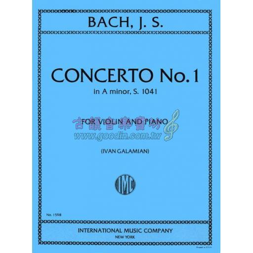 *J.S. Bach Concerto No. 1 in A minor, S. 1041 for Violin and Piano