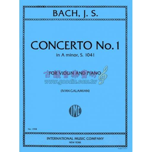 *J.S. Bach Concerto No. 1 in A minor, S. 1041 for Violin and Piano