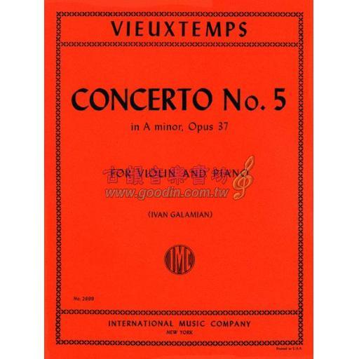 *Vieuxtemps Concerto No. 5 in A minor, Op. 37 for Violin and Piano