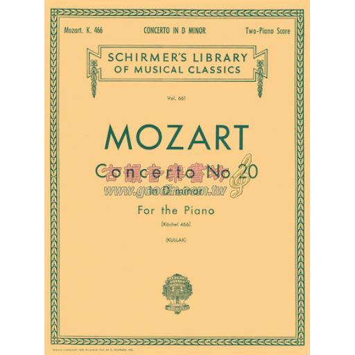 Mozart Concerto No.20 in D minor for 2 Pianos, 4 Hands