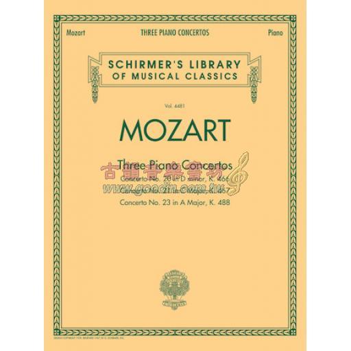 Mozart Three Piano Concertos (for 2 Piano, 4 Hands)