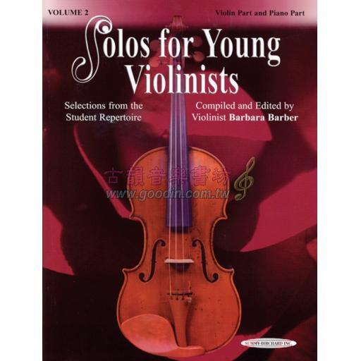Solos for Young Violinists Violin Part and Piano Acc., Volume 2