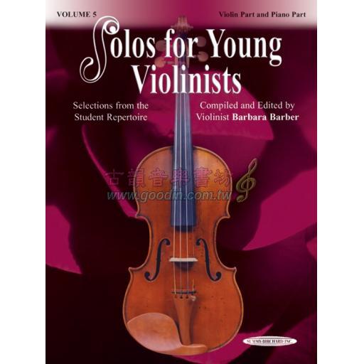 Solos for Young Violinists Violin Part and Piano Acc., Volume 5