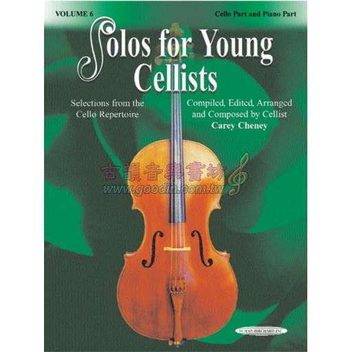 Solos for Young Cellists Cello Part and Piano Acc., Volume 6