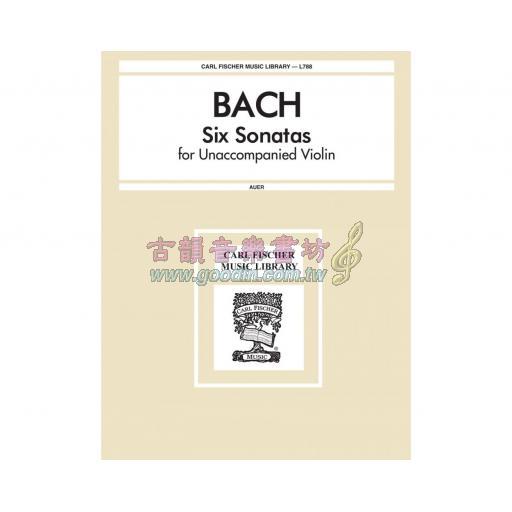 Bach Six Sonatas for Unaccompanied Violin