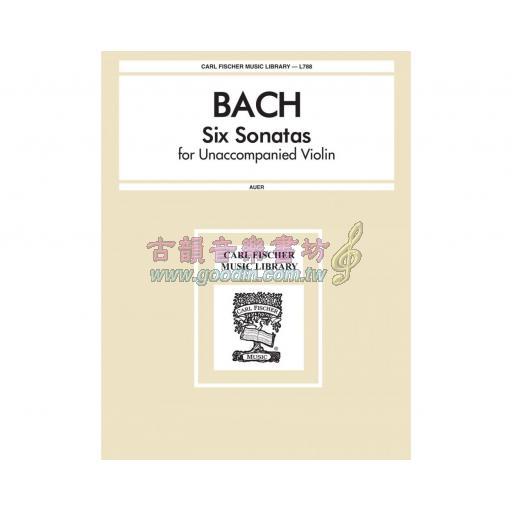 Bach Six Sonatas for Unaccompanied Violin