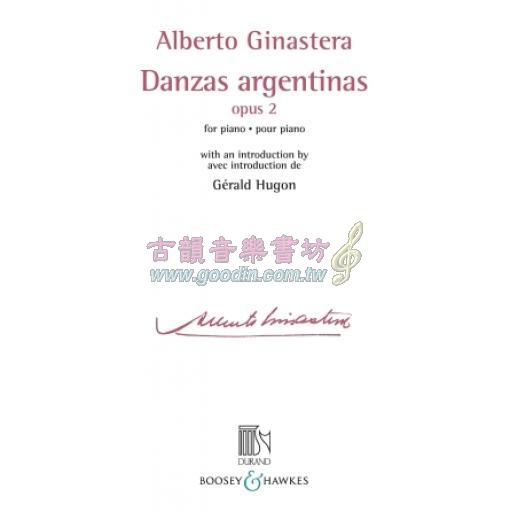 Ginastera Danzas argentinas Op. 2 for Piano