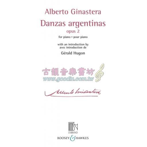 Ginastera Danzas argentinas Op. 2 for Piano