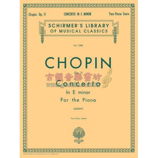 Chopin Concerto No. 1 in E minor, Op. 11 for 2 Pianos, 4 Hands