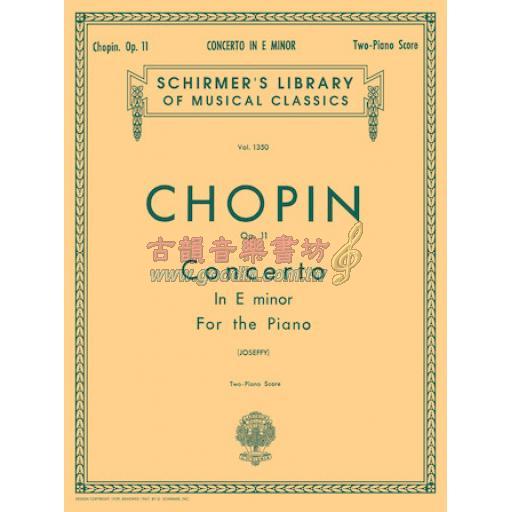Chopin Concerto No. 1 in E minor, Op. 11 for 2 Pianos, 4 Hands