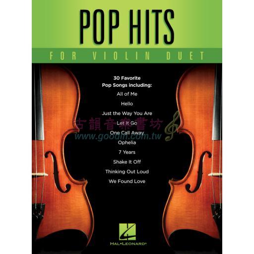 Pop Hits for Violin Duet