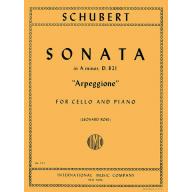 Schubert Sonata in A minor 'Arpeggione', D. 821 fo...