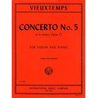 *Vieuxtemps Concerto No. 5 in A minor, Op. 37 for ...