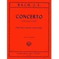 J.S. Bach Concerto in D minor, S.1043 for 2 Violin...
