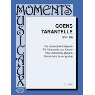 Goens Tarantelle Op.24 for Cello and Piano