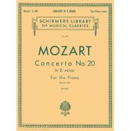 Mozart Concerto No.20 in D minor for 2 Pianos, 4 Hands