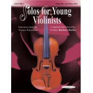 Solos for Young Violinists Violin Part and Piano A...