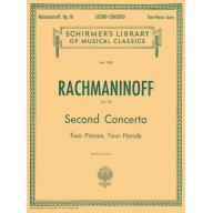 Rachmaninoff Concerto No.2 in C minor, Op.18 for 2 Pianos, 4 Hands